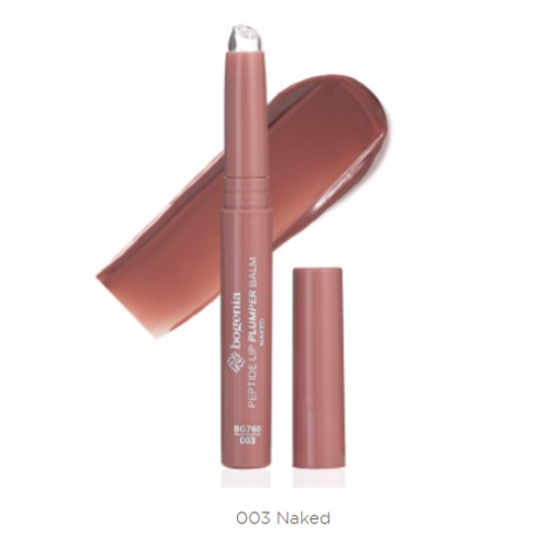 Помада для губ Bogenia Peptide Lip Plumper Balm BG760 №003 Naked