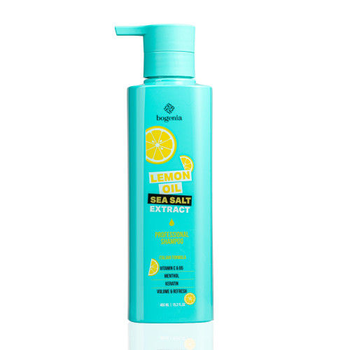 Шампунь для волос Bogenia Lemon Oil & Sea Salt 450 мл