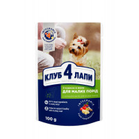 Корм для собак Club 4 Paws з куркою в желе 100 гр