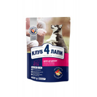 Корм сухий для цуценят Club 4 Paws Усіх поріди з Куркою 400 гр