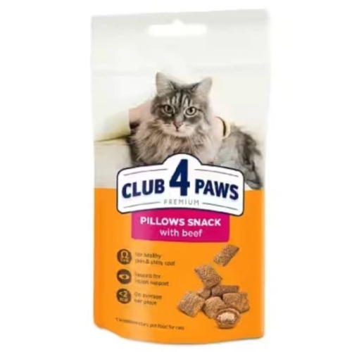 Ласощі для котів Club 4 Paws Premium для котів з яловичиною 60 гр