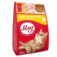 Корм сухий для котів Мяу! Апетитна курятина 300 гр