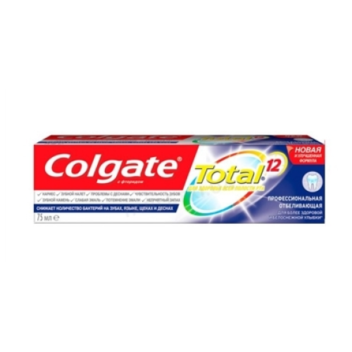 Зубная паста Colgate Total 12 Отбеливание 75 мл