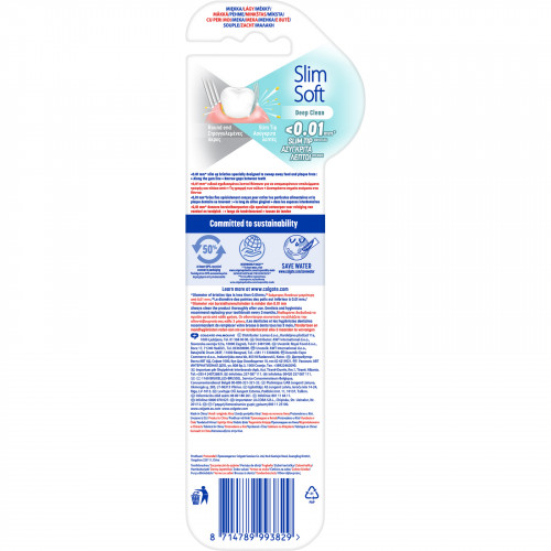 Зубна щітка Colgate Soft Slim Deep Clean м'яка 2 шт