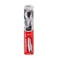 Зубна щітка Colgate 360 Charcoal середньої жорсткості 1 шт