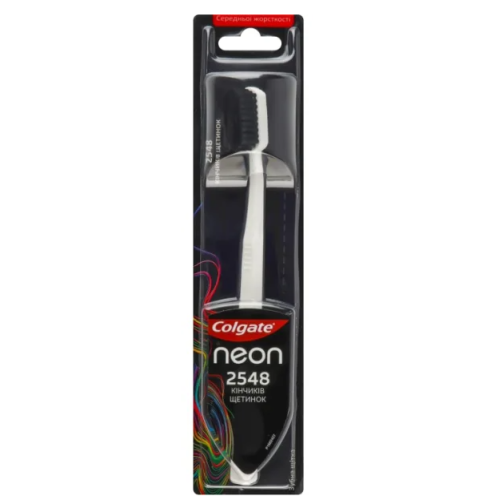 Зубная щетка Colgate Neon cредней жесткости 1 шт