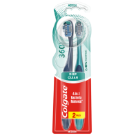 Зубная щетка Colgate 360 Deep Clean cредней жесткости 2 шт