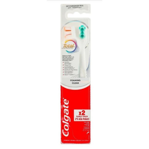 Зубна щітка Colgate Total Active Prevention Foaming clean м'яка 2 шт