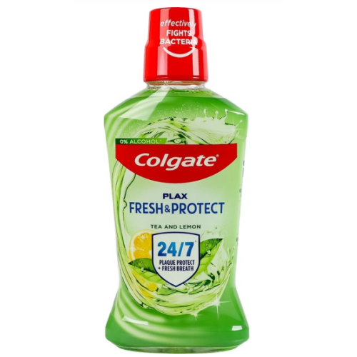 Ополаскиватель для полости рта Colgate Plax Fresh&Protect tea and lemon 500 мл