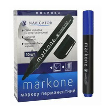 Маркер перманентний NAVIGATOR синій NV-73910 
