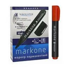 Маркер перманентный NAVIGATOR красный NV-73910