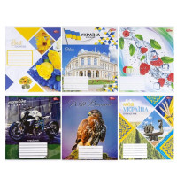 Зошит шкільний кольоровий Мрія клітинка  24 аркушів