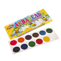Акварель 12 цветов Color-it медовый кортон 18*7 см