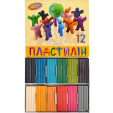 Пластилін Колорит 12  кольорів