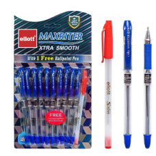 Набір ручок масляний MAXRITER CL727+1 "Ellott" синій