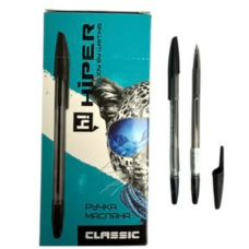 Ручка масляна Hiper Classic HO-1147 чорна