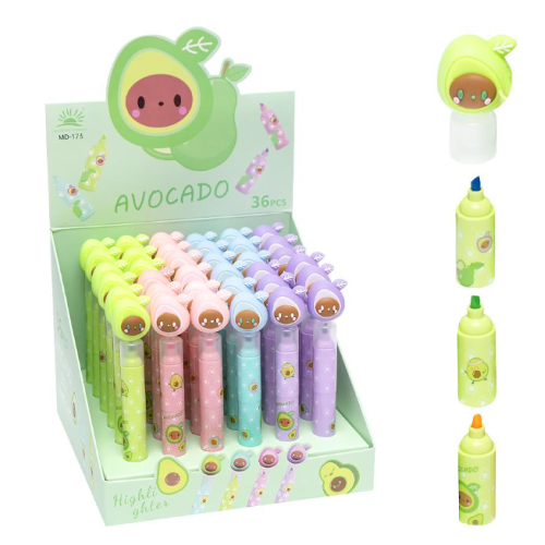 Текстовыделитель 3 цвета в 1 Avocado MD-173