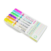 Фломастеры Фигурные 6 цветов арт.S-7018A/HY9009-6