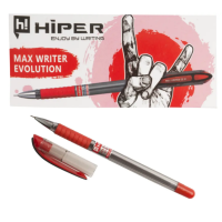 Ручка масляна Hiper Max Writer HO-335 червона