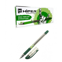 Ручка масляна Hiper Max Writer HO-335 зелена