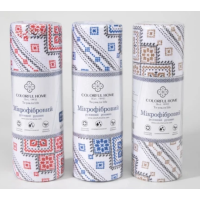 Кухонные салфетки из микрофибры Colorful Home 25*25 см отрывные 20 шт. 515-12