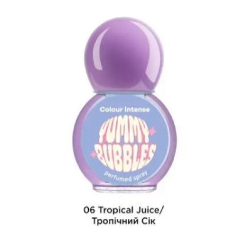 Парфумований спрей для тіла Colour Intense YUMMY BUBBLES Tropical Juice 15 мл