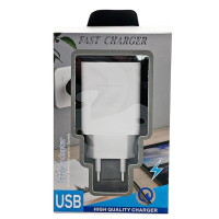 Зарядный блок Fast Charge USB вход арт.WX-66 (13-05)