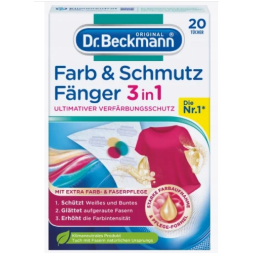 Салфетки против цветопередачи Dr. Beckmann Color 20 шт