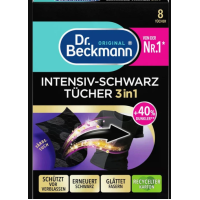 Салфетки Dr.Beckmann для обновления черного цвета и ткани 8 шт