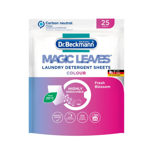 Салфетки Dr.Beckmann Magic Leaves для стирки Color 25 шт