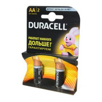 Батарейки Alkaline Duracell Simply LR06 AA на блістері 2  шт (2*10)