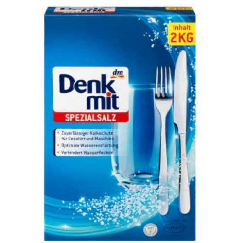 Сіль для посудомийних машин Denkmit Spezialsalz 2 кг