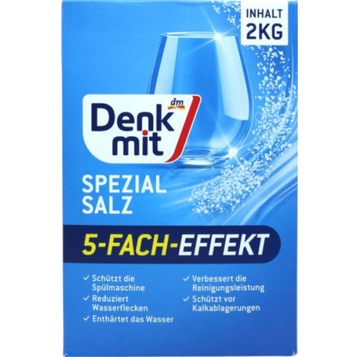 Сіль для посудомийних машин Denkmit Spezialsalz 2 кг