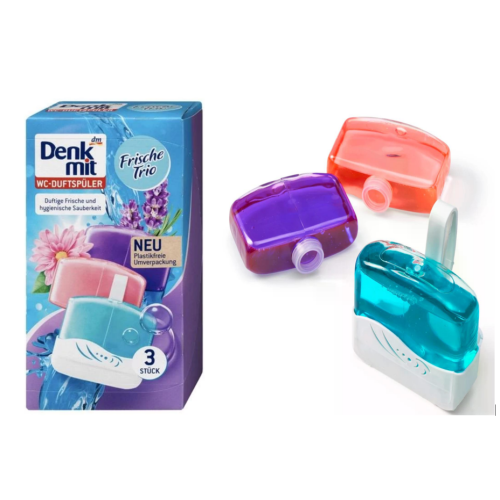 Подвесной блок для унитаза Denkmit Frische Trio 3x55 мл