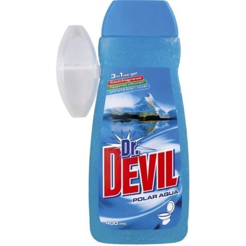 Гель для унитаза Dr.Devil 3в1 Polar Aqua 400 мл
