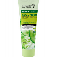 Маска-скраб для обличчя Dr. Sante Cucumber Матуючий ефект 75 мл