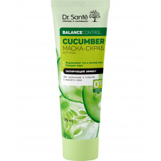 Маска-скраб для лица Dr. Sante Cucumber Матирующий Эффект 75 мл
