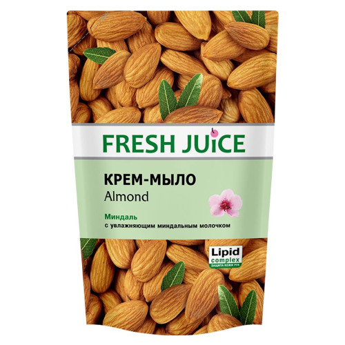 Жидкое мыло Fresh Juice Миндаль пакет 460 мл