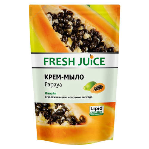 Жидкое мыло Fresh Juice Папайа пакет 460 мл