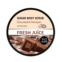 Сахарный скраб для тела Fresh Juice Chocolate & Marzipan 225 мл 