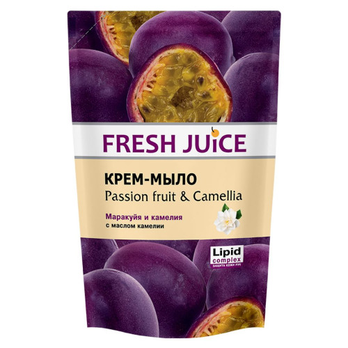 Рідке мило Fresh Juice Passion fruit&Camellia пакет 460 мл