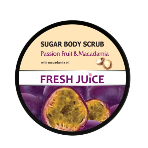 Цукровий скраб для тіла Fresh Juice Passion Fruit & Macadamia 225 мл