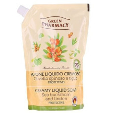 Мыло-крем жидкое Green Pharmacy дой-пак Облепиха и липа 460 мл