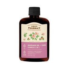 Олія масажна Green Pharmacy комплексна 5в1 200 мл