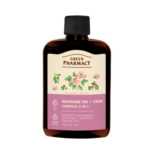 Масло массажное Green Pharmacy комплексная 5в1 200 мл