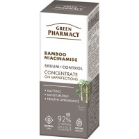 Сыворотка для лица Green Pharmacy Бамбук + ниацинамид против недостатков кожи 30 мл