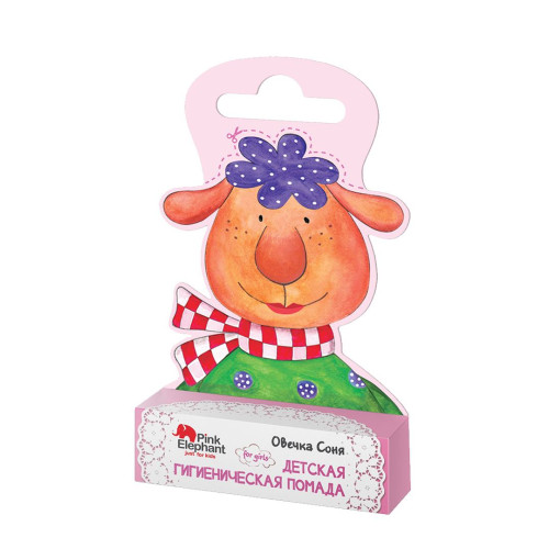 Гігієнічна помада Pink Elephant Овечка Соня