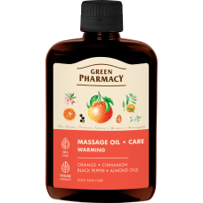 Олія масажна Green Pharmacy Розігрівальна 200 мл