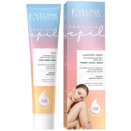 Крем для комплексной депиляции Eveline Cosmetics Sensitive Epil мягкий 125 мл