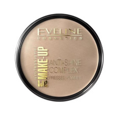 Компактна пудра Eveline Anti-Shine Complex Pressed Powder 35 Golden Beige